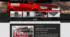 Desktop Screenshot of dodgewheelchairvans.com